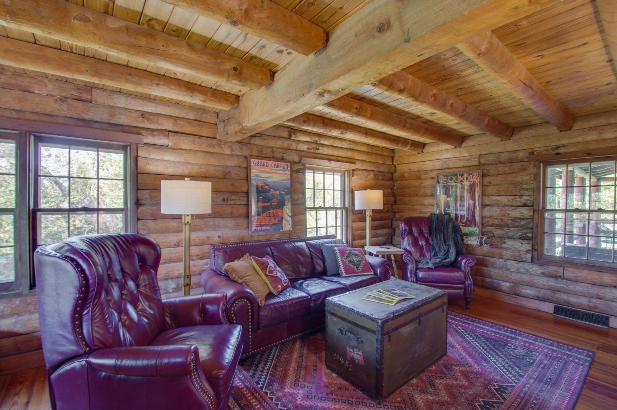 Cozy Log Cabin Getaway With Fire Pit And 3 Acres! Ruckersville Екстер'єр фото